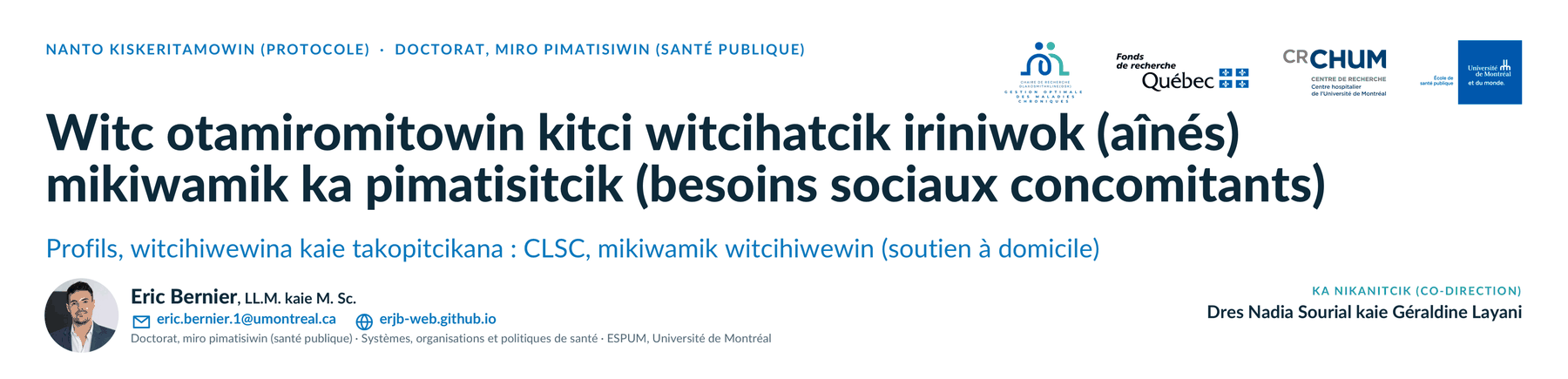 Titre et auteur